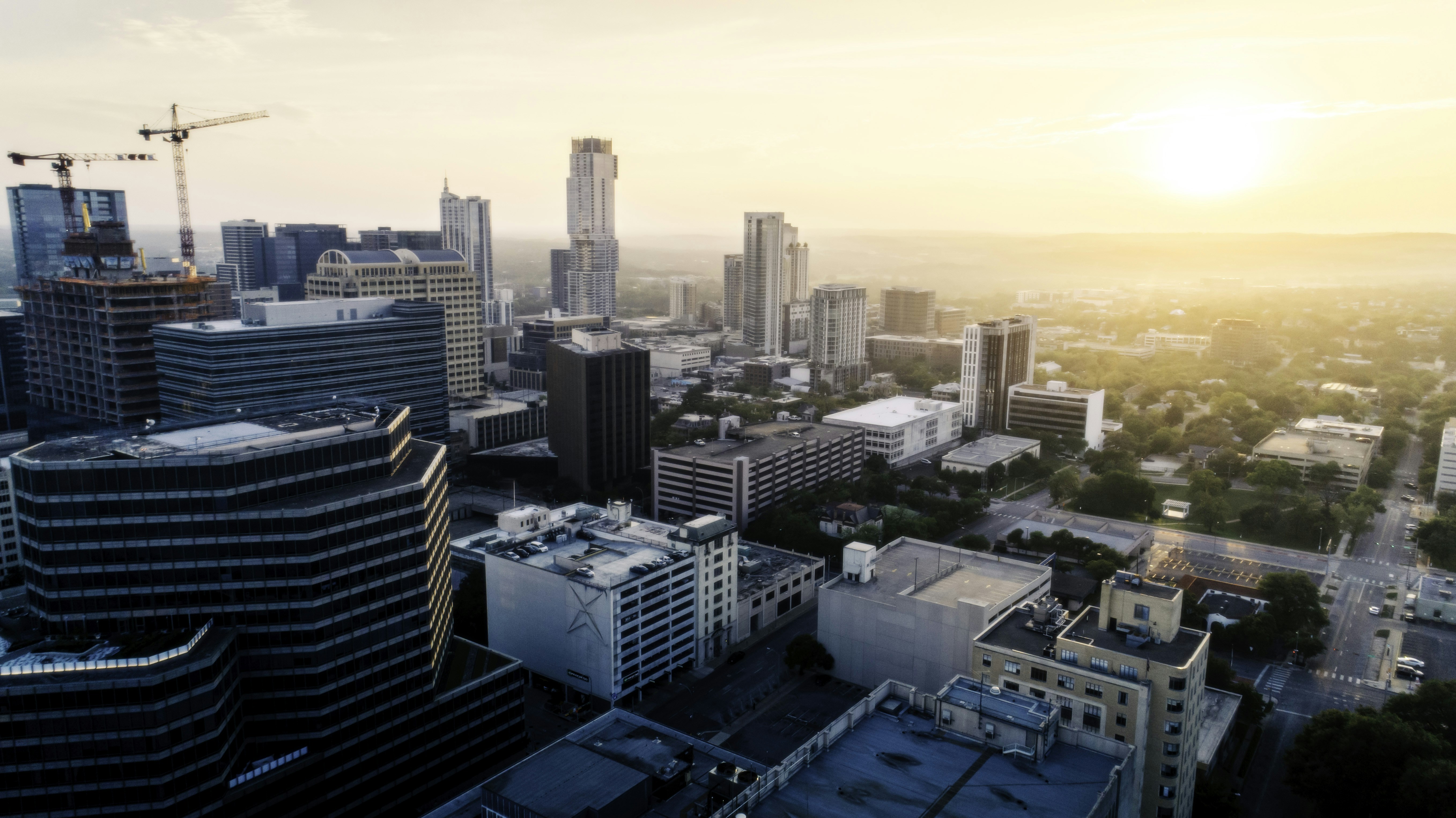 aerial view of city buildings during daytime